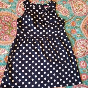 Ixia navy/white dress with bow size 2x